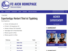 Tablet Screenshot of fc-aich.de
